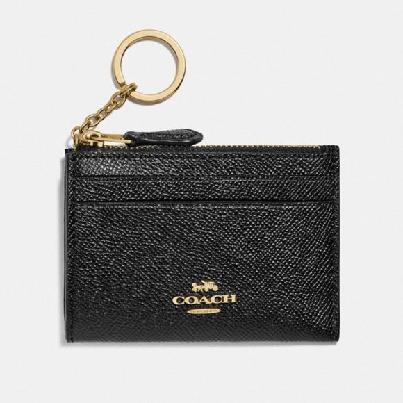 Coach Handbags - COACH Black Mini Skinny Id Case